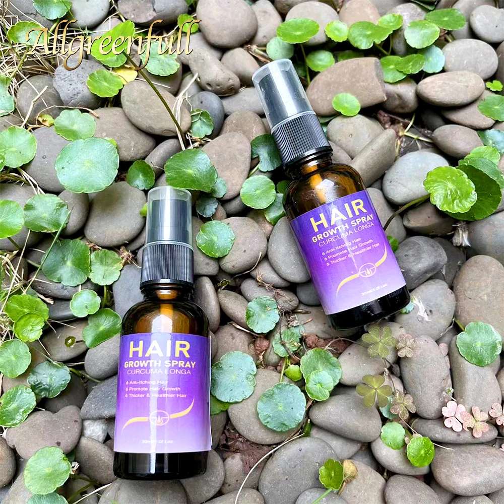 7 Days Turmeric Hair Growth Spray Fast Hair Growth Treatment Hair Growth