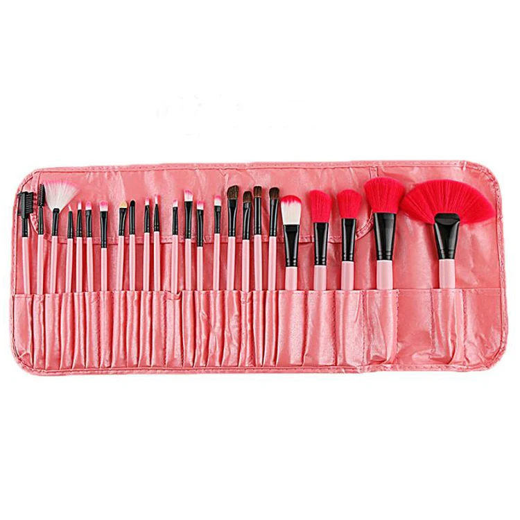 wholesale 24pcs makeup brush set super soft hair brushes set private label custom logo