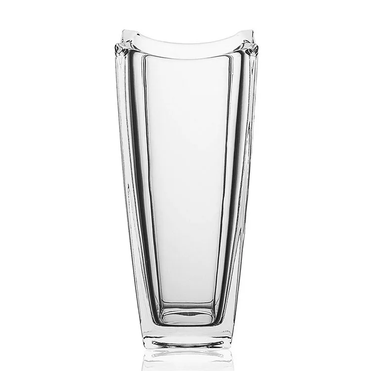 Better Quality Crystal Lead Free Flower Glass Med Size Noble Crystal Vases For Home Decoration