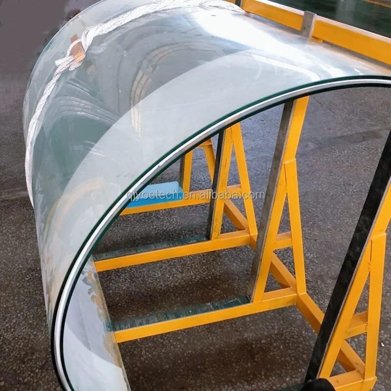 Curved Tempered Bent Safety Glass Toughened Glass Panel for Curtain Wall Construction Projects