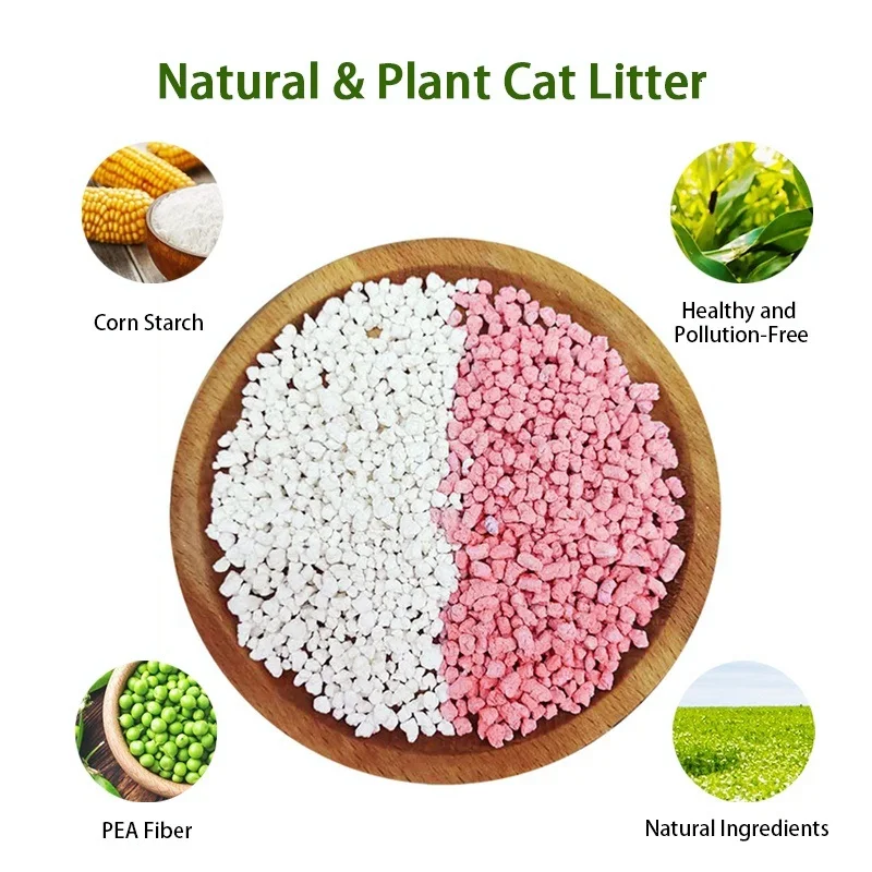 Multiple scent bean curd cat sand litter biodegradable dust free clumping flushable tofu Cat sand