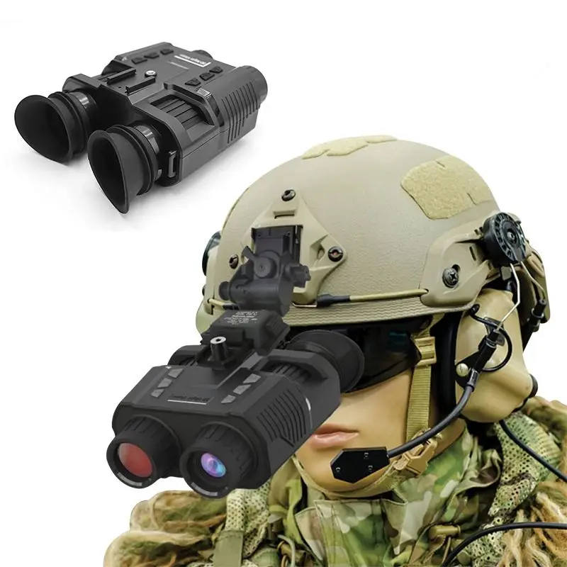 NV8000 3D Night Vision Goggles Binocular Binoculars Night Vision Hunting Googles for Helmet