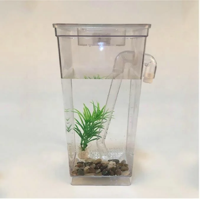 Small Fish Tank Goldfish Mini Automatic Filter Tank Water Change Function Fish Tank Aquarium Acrylic Aquarium