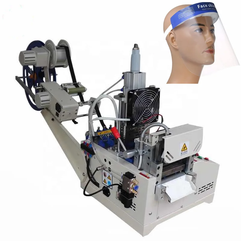 semi auto elastic banding cut and punching machines mask ear loop cutting machine