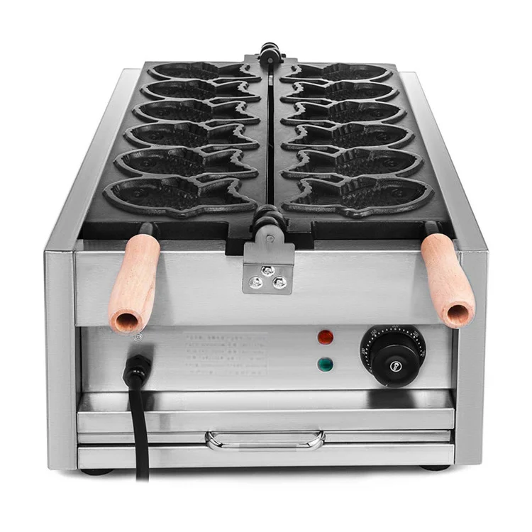 Commercial Delimanjoo Cake Stuffed Fish Shaped Taiyaki Making Korean cake Machine