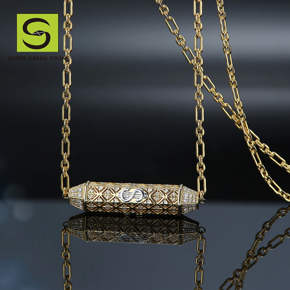 Fashion Jewelry Necklaces 9/14/18K Gold Necklace Custom Jewelry Set DIY Lab Grown Diamond Necklace For Women