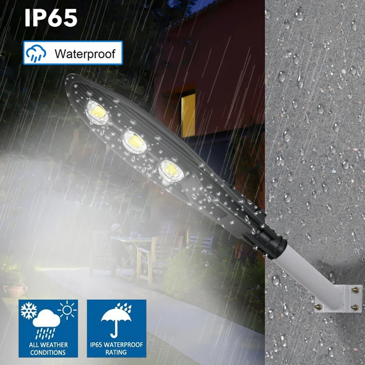 Лидер продаж водонепроницаемые наружные светодиодные уличные фонари COVEDA IP65 50 100 150 200 250 Вт