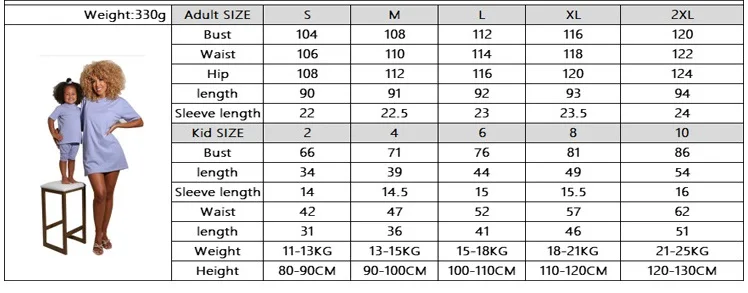 Mommy and Me Fall Outfits Middle Sleeve Length T-shirt Dress Women One Piece Shirt Baby Two