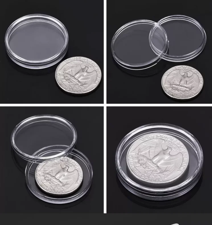 70mm Big Size Coin Holder Medal Box Coin Capsule