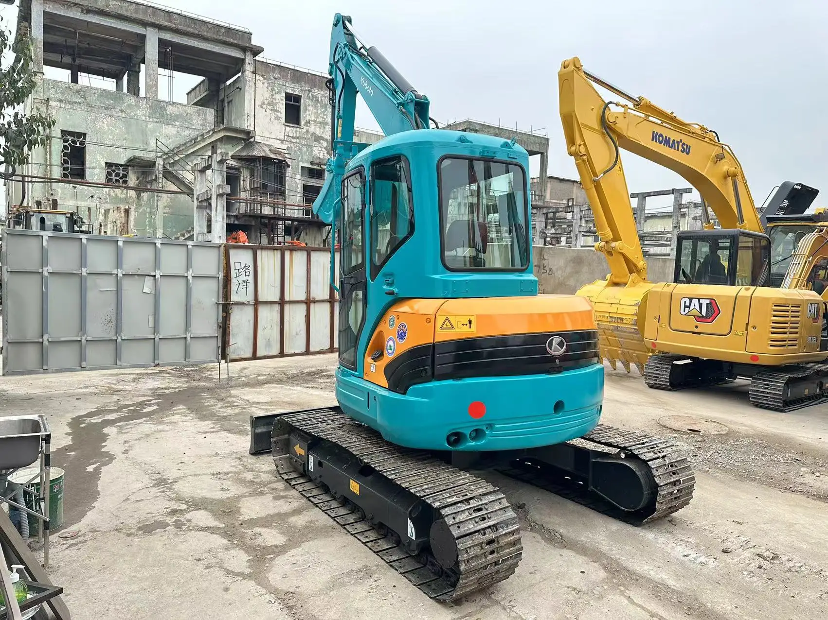 Подержанные оригинальные машины Kubota KX155 5 тонн 6 японский экскаватор высокопроизводительный мини-экскаватор для продажи