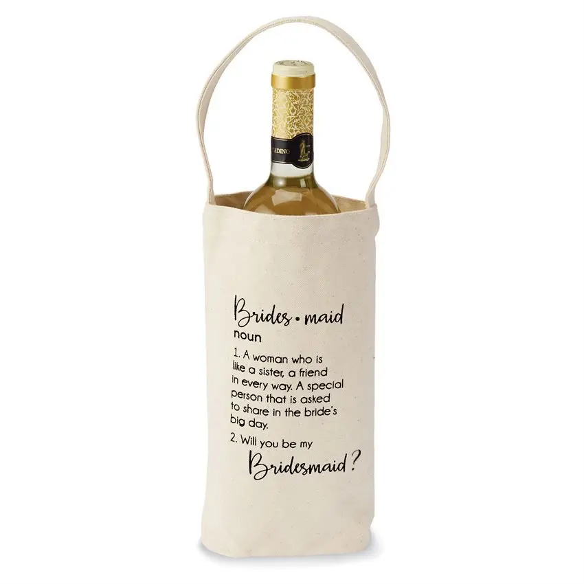 Wholesale eco-friendly fashionable low price single bottle grocery recycled carrier custom logo cotton tote canvas wine bags