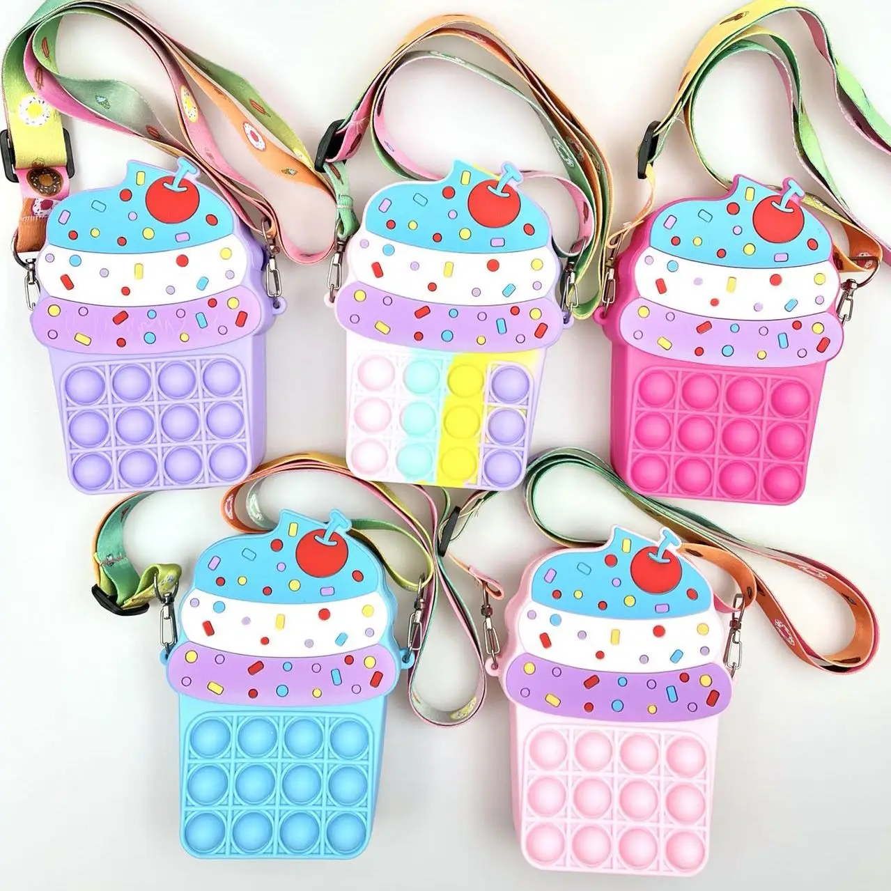 trendy stylish cuddly coin purse silicone rubber nonirritatingf coin purse baby coin purse