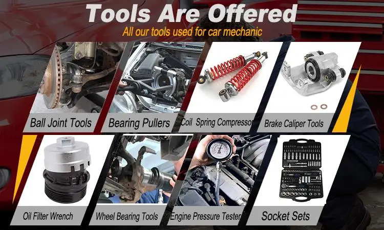 Strut Spring Compressor Kit Fork Coil Extractor Tool Set