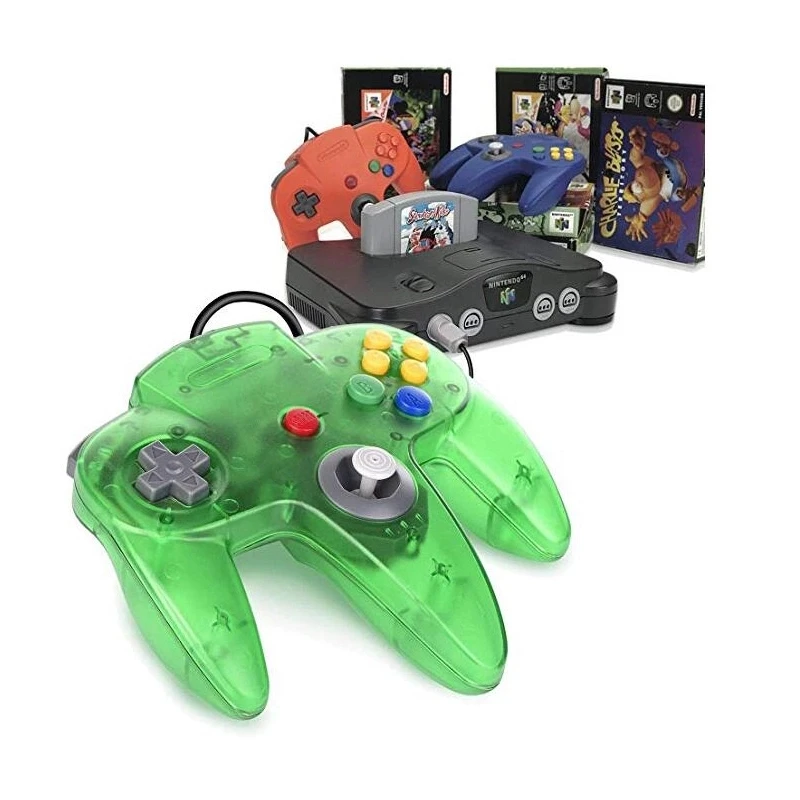  Геймпад для Nintendo N64 прозрачный проводной контроллер игровой джойстик геймпад Mac