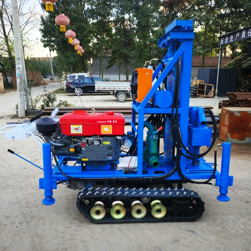 Small mini cheap good working  crawler rilling rig core drilling rig water well drilling-rig in China