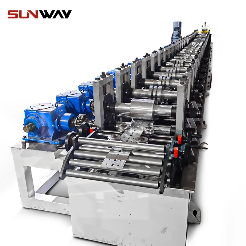 Solar Mount Stand Strut Roll Forming Line C41 21mm 41mm 52mm 62mm 72mm 82mm C Solar Strut Channel Roll Forming Machine