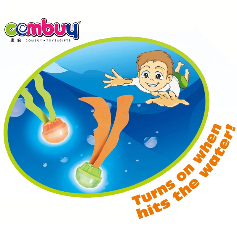 Light electric colored catch balls kids play diving game toys