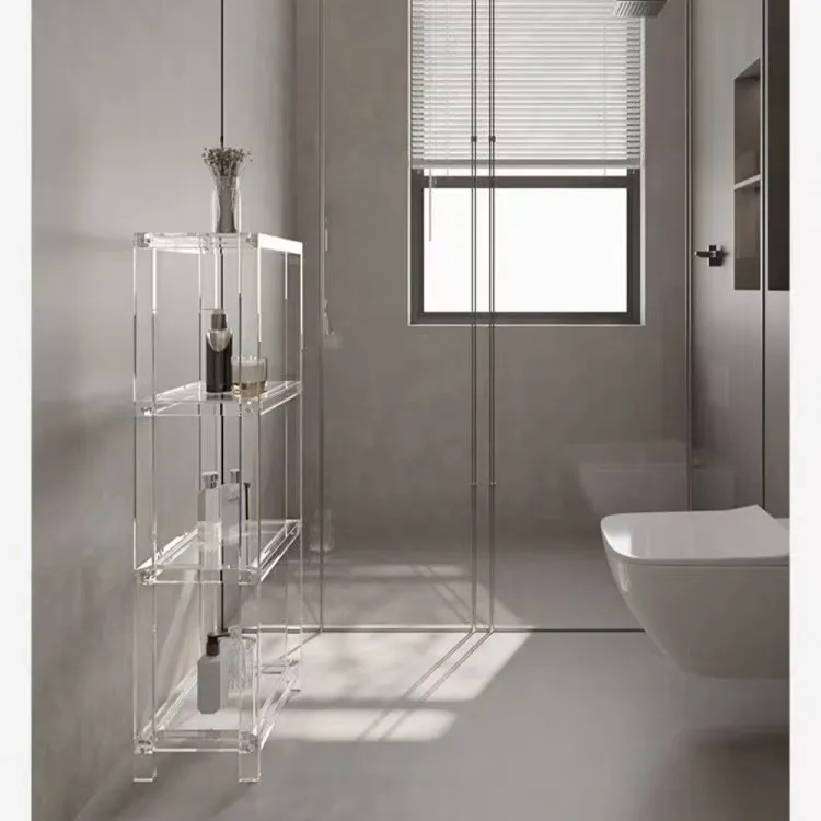 Съемная прозрачная акриловая полка для хранения