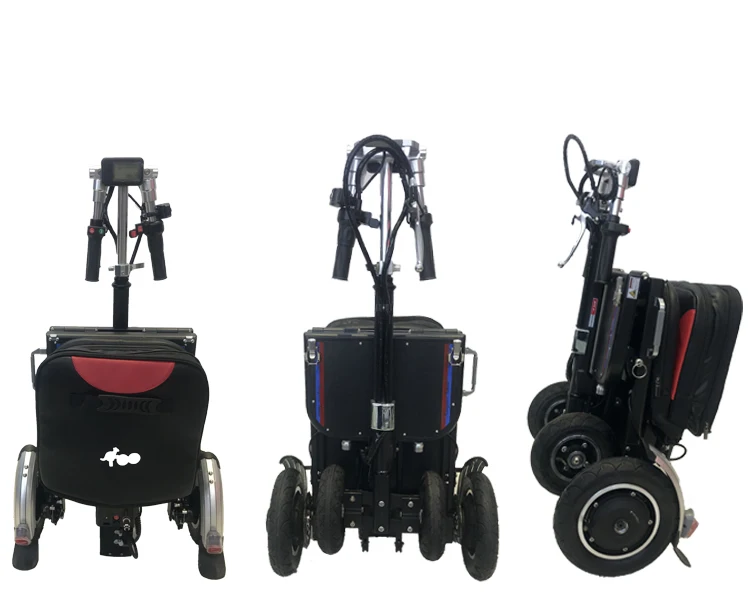 Portable folding disabled 4 wheel electric mobility scooter for elder