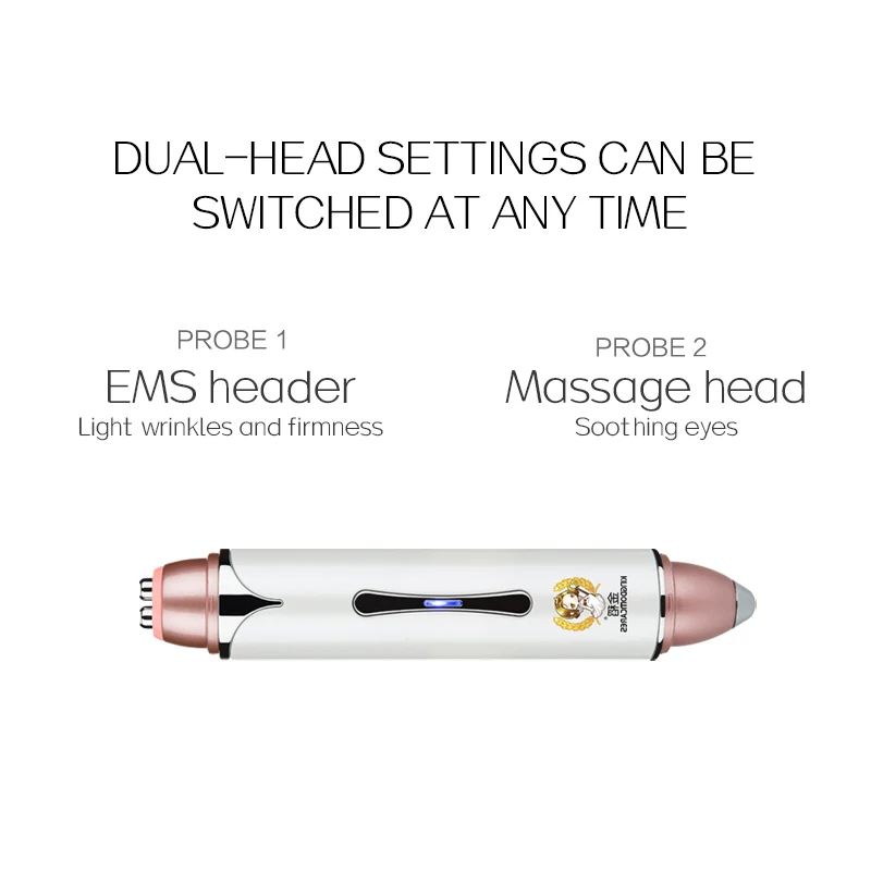 KSKIN Rechargeable Red Light Therapy Galvanic Eye Massager