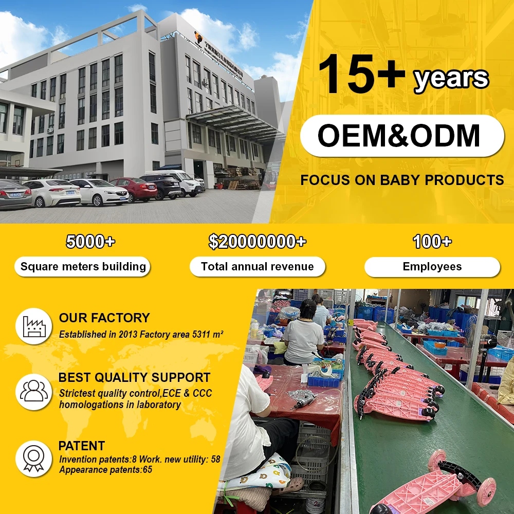 High Quality Best Sale Cheap Children Scooter Baby Outdoor 3 Three Wheels 2 In 1 Toys Folding Kids kick Scooters Foot Scooters