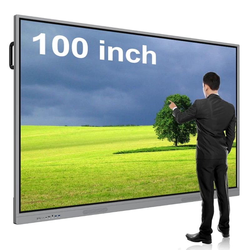 KINGONE Factory Price Touchscreen Panel All In One Smart Whiteboard 75 Inch Interactive Board For School