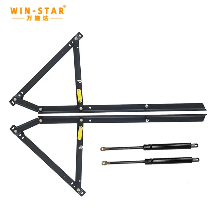 WINSTAR Home use space saving storage hinge lifting mechanism for bed use furniture Hardware