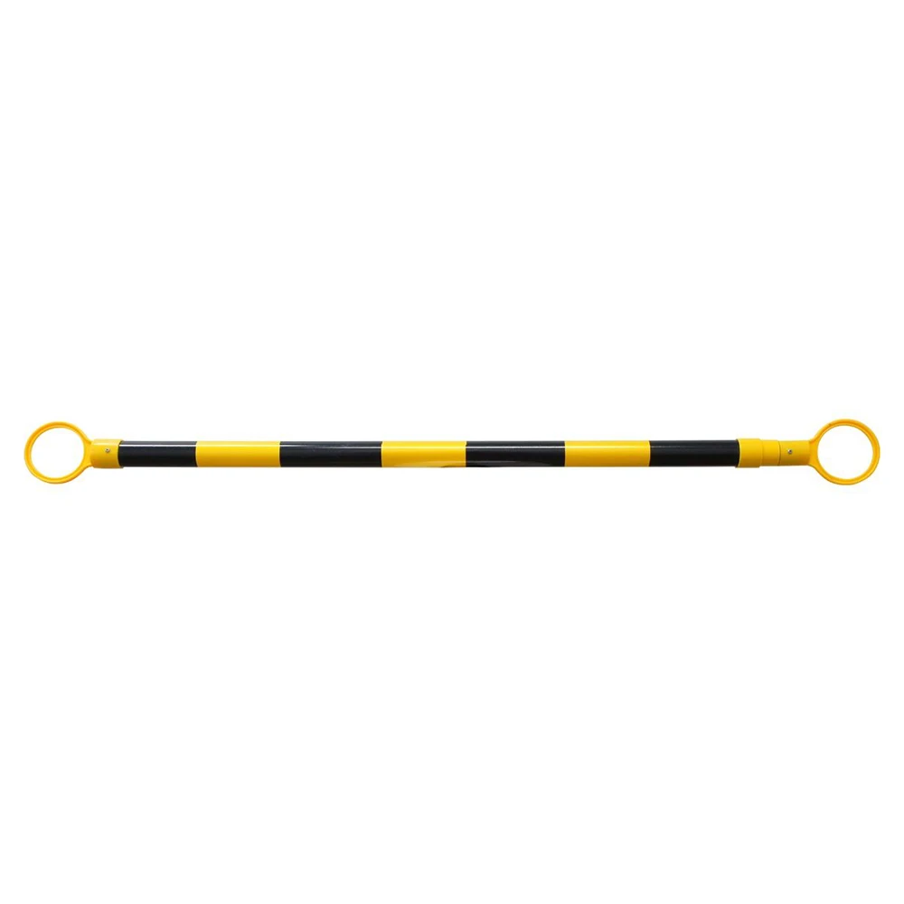Long Durable Traffic Extendable Cone Bar Telescopic Black&Yellow Cone Bar