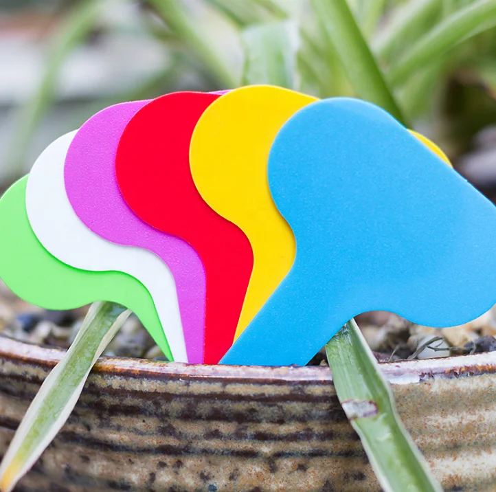 Недорогая T-образная водонепроницаемая пластиковая вставка ярлыки для сада посадочная этикетка сделано в Китае