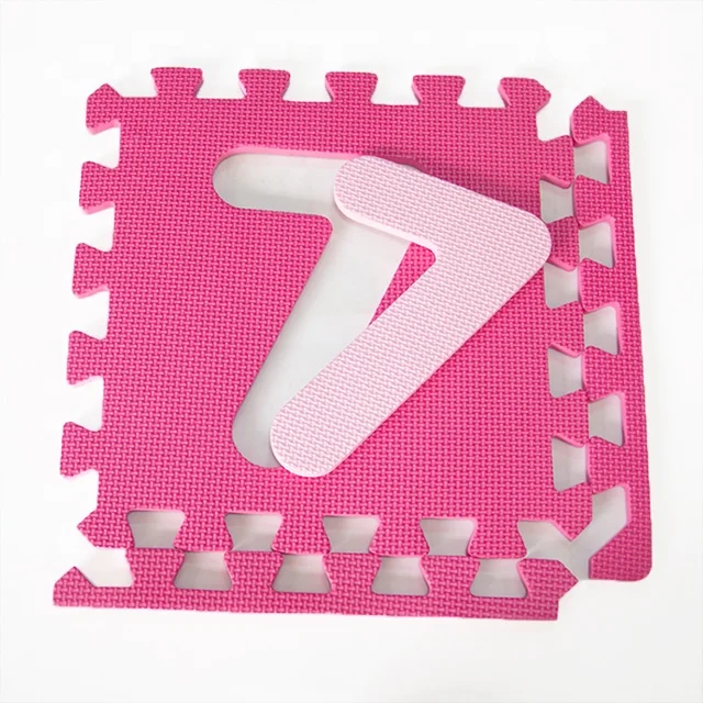 Custom Label baby & toddler Toys EVA Foam Play Mat For Baby Child Number Alphabet Puzzle Mat