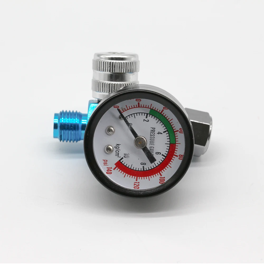 Aluminium Alloy Mini Air Regulator Pressure with Gauge For Spray Gun