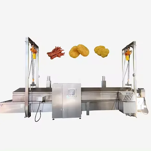 High Quality SUS 304 Commercial Fryer continuous Frying Machine