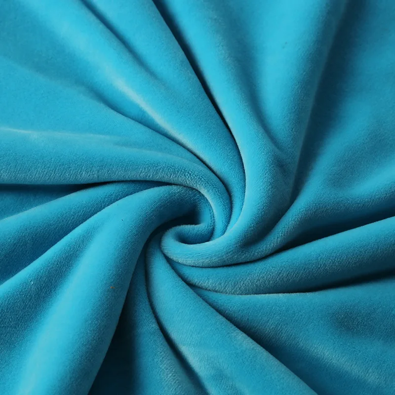 Super Soft Crystal fabric 95 polyester 5 spandex fabric plush super soft fabric