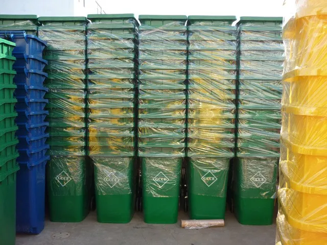 120L 240L 360L Liter Recycle Plastic HDPE Outdoor Dustbin Rubbish Trash Wheelies Garbage Waste Bin