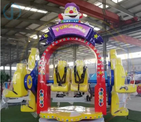 Fairground Attraction Rotating Ride Amusement Park Products Customized Products Happy Clown Ride For Sale game machine