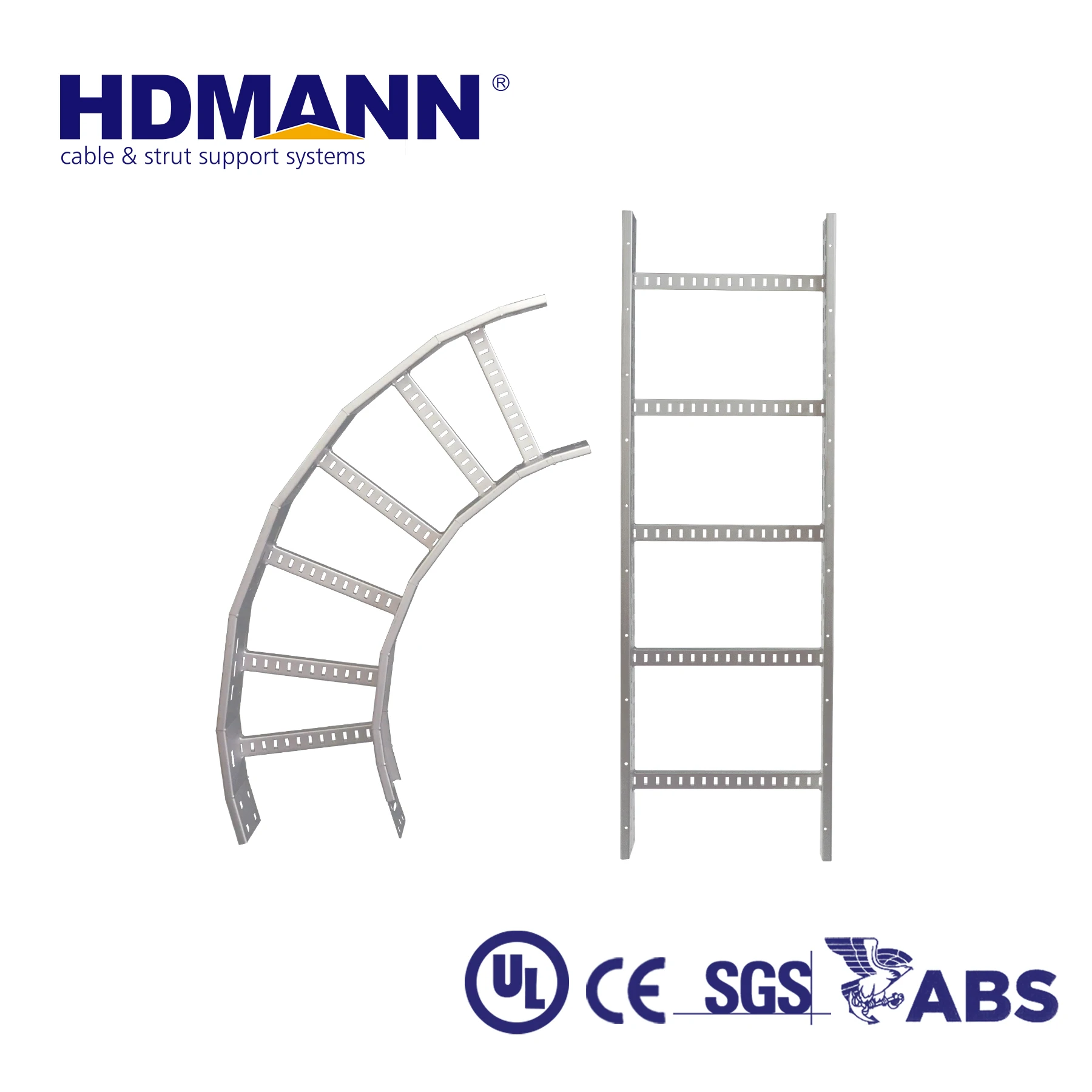 HDMANN NEMA Сертифицированный HDG лестничный кабельный лоток строительный