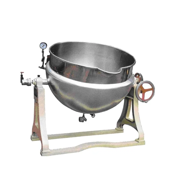 Stainless steel barrel bbq grill double jacket kettle reactor agriculture