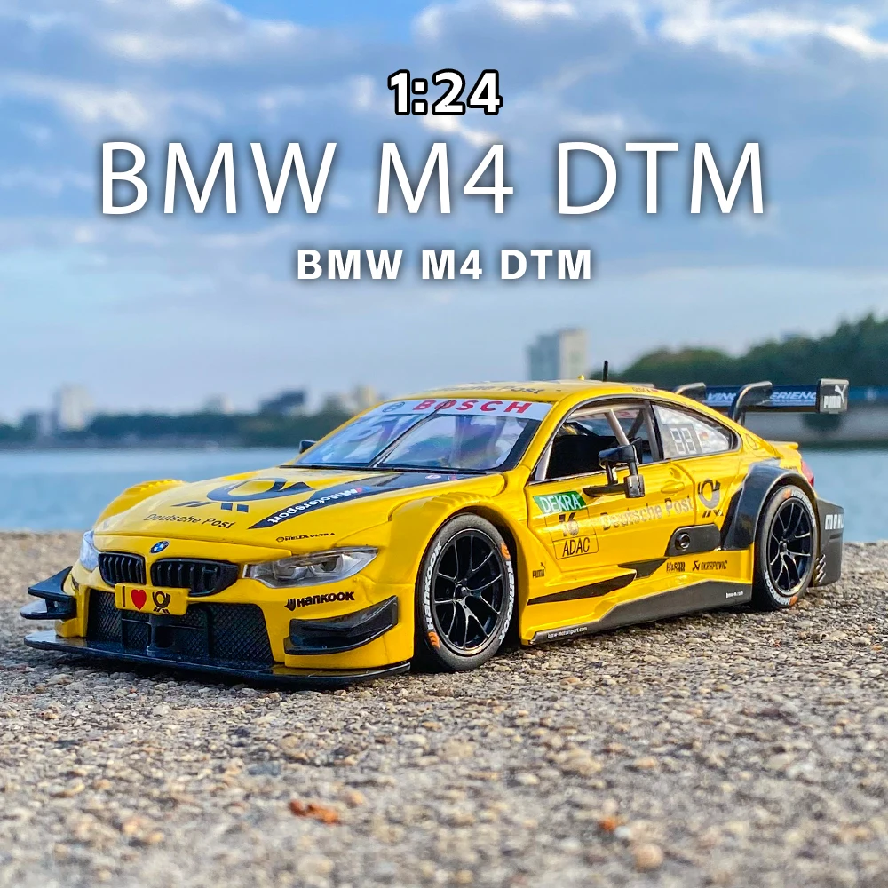 1 24 M4 DTM Racing dicast model cars Simulation scale racing car die cast car model for boy toy