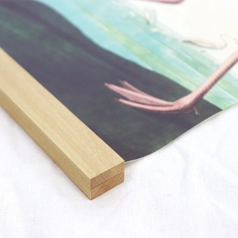 Diy Frame Hanging Wooden Poster Wood Picture Wall Framework Solid wood Arts Print Hanger Frames