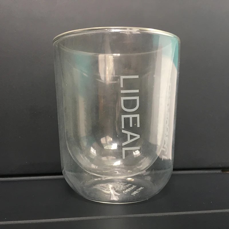 Glass Crystal Cup Mug Bottle Marking Printing Engraving Machine UV Laser 355nm 3D Curve Marking Optional 3W/5W/10W