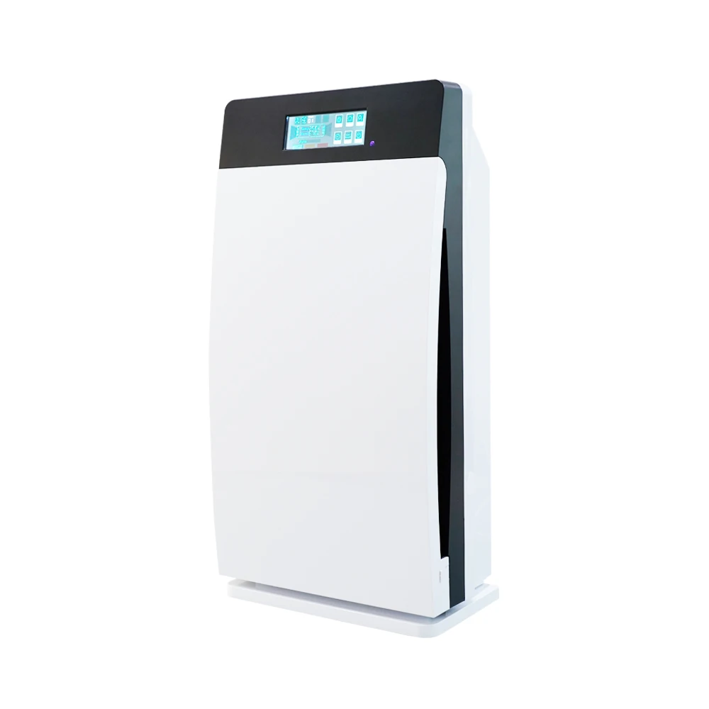 High Quality Air Cleaning Equipment Ozone Negative Ion UVC Home HEPA Filter Smoke Cleaner Floor Standing Air Purifier