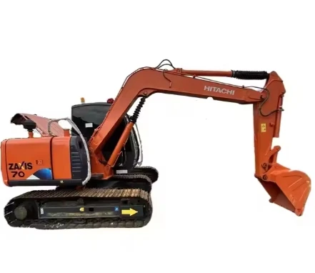 Экскаватор UsedCrawler 7 тонн б/у машина Hitachi маленькие экскаваторы Zaxis zx 70