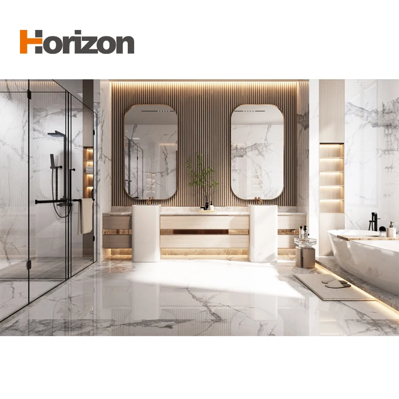 2024 White Exterior Board Glossy Ceramic Artificial Worktop Walls Sintered Stone Carbon Slate Sintered Stone