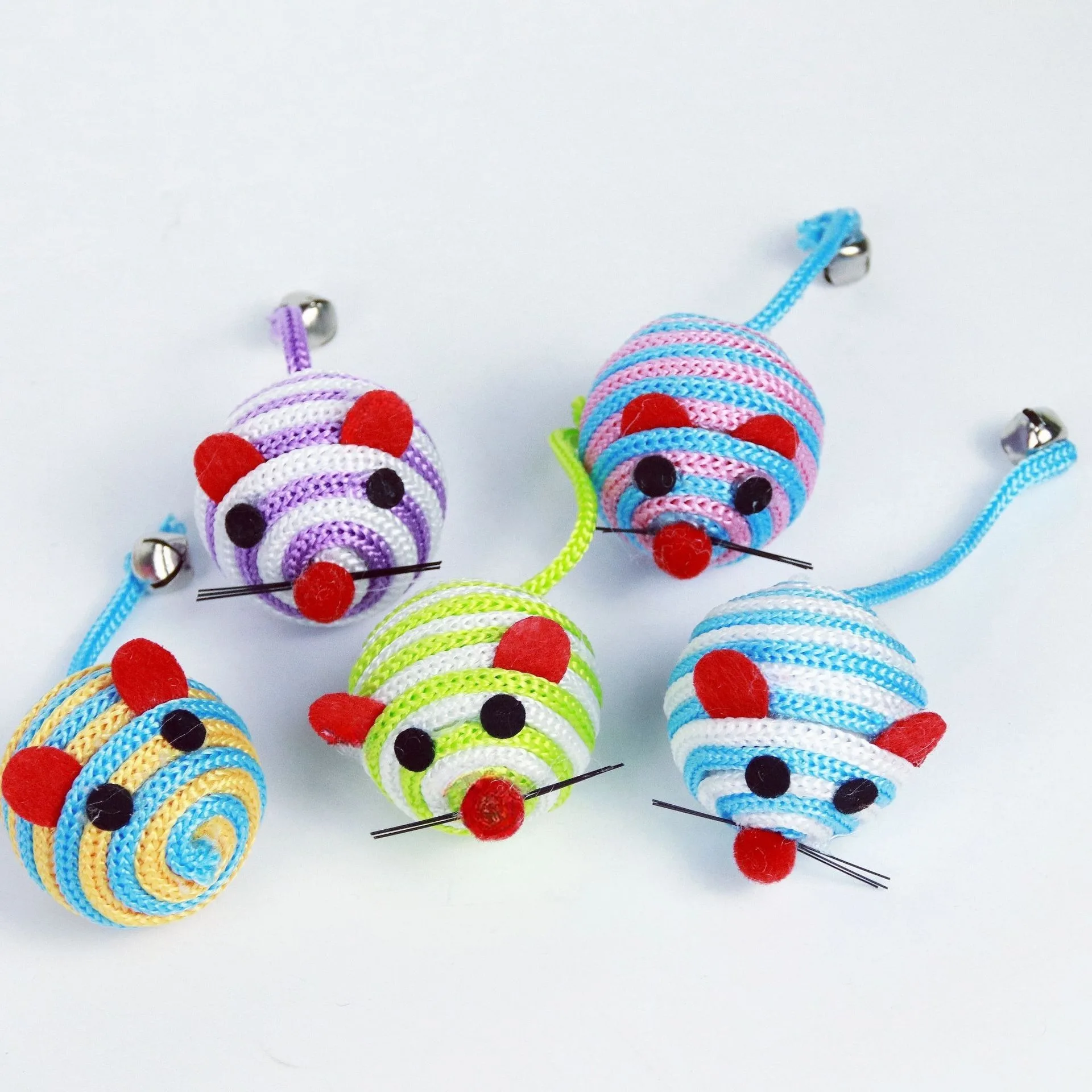 JOYPET Spot Wholesale Pet Products Cat Toys Cage Mouse 6cm Color Iron Ball Cage Mouse
