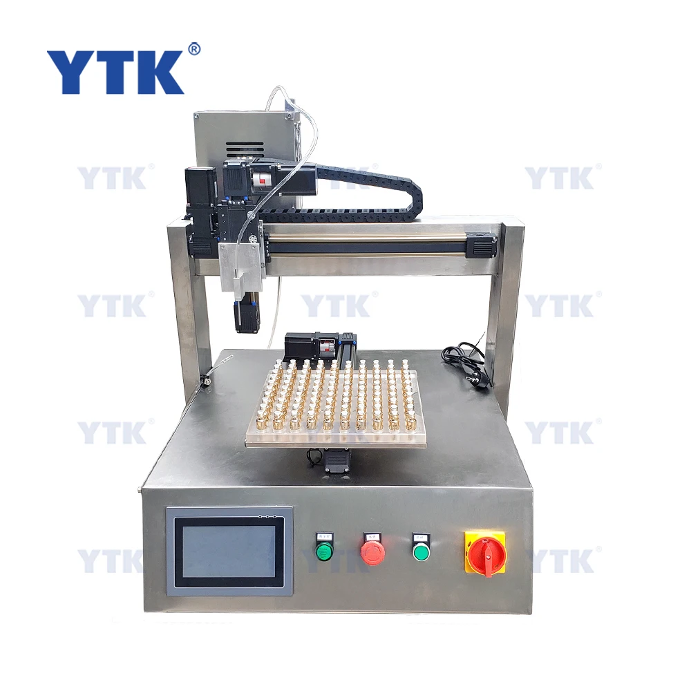 Ceramic Plunger Pump High Accuracy Automatic Reagent Tube Liquid Filling Machine For Essence 10ML