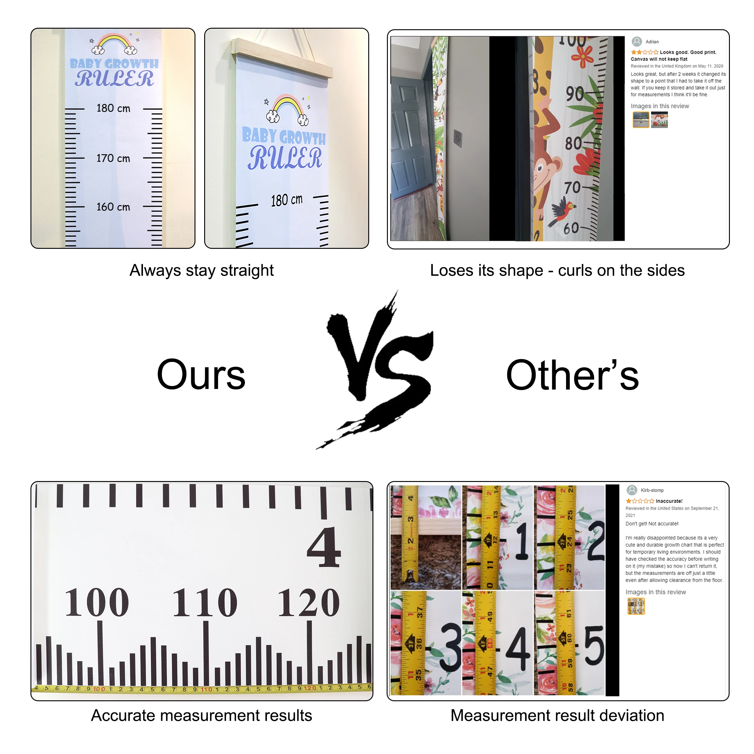 Personalized Space outerspace Growth Chart boy growth height chart rocket stars wall canvas ruler