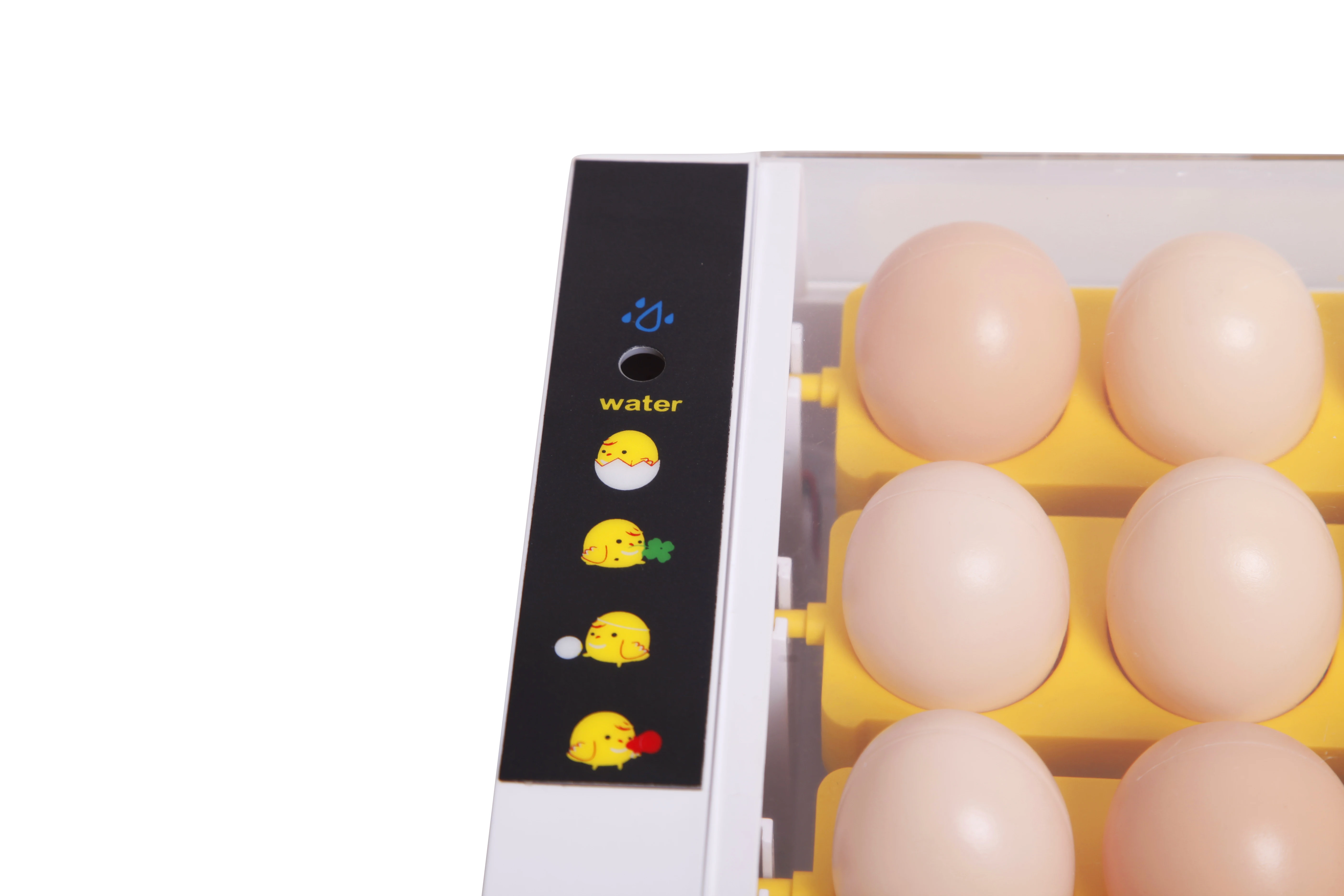HHD 24s Led Egg Lighting Function With Auto Temperature Control And Display Automatic Egg Incubator