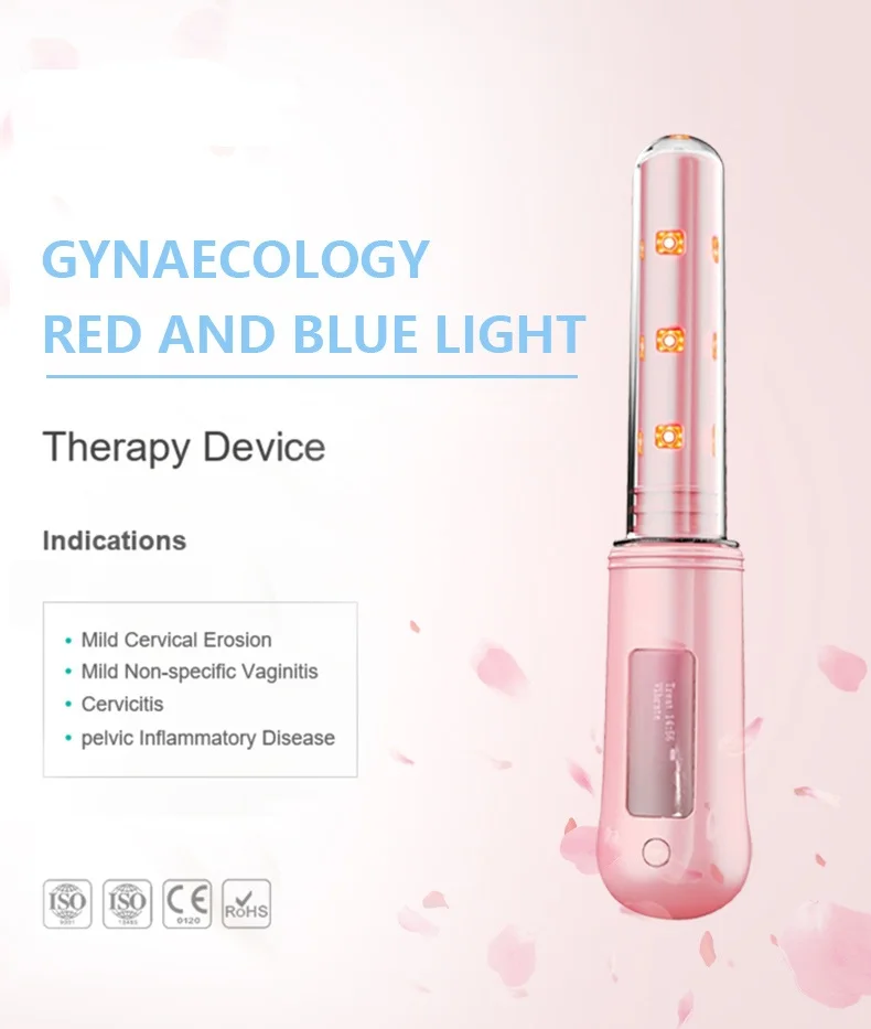 Factory newest design Portable Female Health LED Therapy Instrument mild cervical erosion therapy device