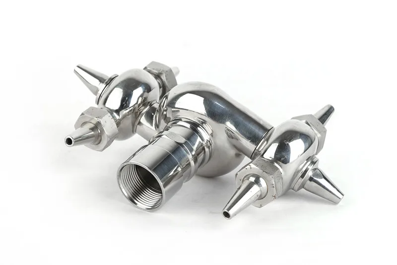 3 А, DIN, SMS, SS304, SS316L, нержавеющая сталь, CIP система, санитарный, шесть головок, резьба, конец 360, поворотный резервуар, очиститель