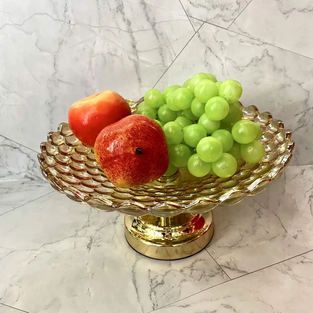 
2021 new crown glass sugar bowl with lid for wedding holiday 